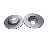 2x KAVO PARTS Disco Freno Ventilado Ø338mm para BMW 1 E87 E81 3 E90 E88