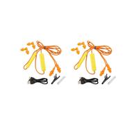 2X Kit de Auriculares con Tapones para los Oídos para Trabajo, Supresión de Ruido, Protección Auditiva, Obras de Construcción, Lugares