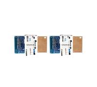 2X Kit de Contador Geiger de Montaje DIY, Módulo Contador, Detector de Radiación Nuclear con Alarma de Luz y Sonido