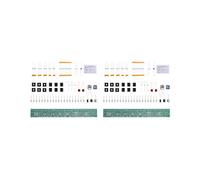 2X Kit de Lámpara de Espectro de Audio con Control de Voz USB, 5-12 V CC, Indicador de Volumen LED, Placa de Circuito de Audio Musical, Kit de