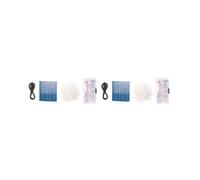 2X Kit de Soldadura de Juguete Electrónico con LED Cuadrado 3D8 de 8 X 8 X 8 mm, 4,5-5,5 V, Cubo LED 3D, Kit de Soldadura Electrónica DIY.