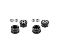 2X Kit Engranajes Extrusión Mejorado para . Engranaje Impulsor Filamento Totalmente Metálico con Revestimiento DLC Niquelado y Alta