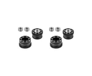 2X Kit Engranajes Extrusión Mejorado para . Engranaje Impulsor Filamento Totalmente Metálico con Revestimiento DLC Niquelado y Alta