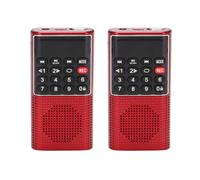 2X L-328 Bolsillo Portátil FM Auto Scan Radio Música Audio Reproductor de MP3