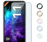 2x Lámina Blindada para Apple iPhone 11 Cristal Duro Real Full Screen Cover P...