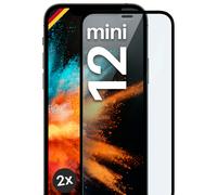 2x Lámina Blindada para Apple iPhone 12 mini Cristal Real Full Screen Cover P...