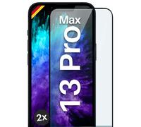 2x Lámina Blindada para Apple iPhone 13 Pro Max Cristal Pantalla Completa...