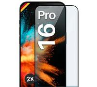 2x Lámina Blindada para Apple iPhone 16 Pro Cristal Real Pantalla Completa Cu...