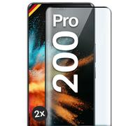 2x Lámina Blindada para Honor 200 Pro Display Cristal Real Full Screen...
