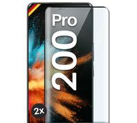 2x Lámina Blindada para Honor 200 Pro Display Cristal Real Full Screen Cover ...