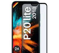 2x Lámina Blindada para Huawei P20 Lite Cristal Duro Real Full Screen Cover...