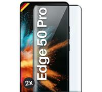 2x Lámina Blindada para Motorola Edge 50 Pro Cristal Real Full Screen Cover...