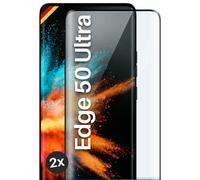 2x Lámina Blindada para Motorola Edge 50 Ultra Real Glass Full Screen Cover P...