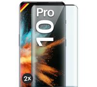 2x Lámina Blindada para OnePlus 10 Pro Pantalla Cristal Real Full Screen...