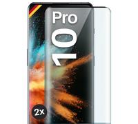 2x Lámina Blindada para OnePlus 10 Pro Pantalla Cristal Real Full Screen Cove...
