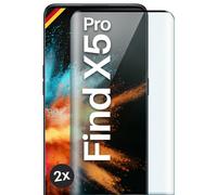 2x Lámina Blindada para Oppo Find X5 Pro Vidrio Duro Real Full Screen Cover V...