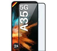 2x Lámina Blindada para Samsung Galaxy A35 5G Cristal Real Full Screen Cover ...