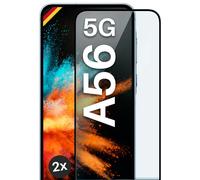2x Lámina Blindada para Samsung Galaxy A56 5G Cristal Real Full Screen...