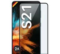 2x Lámina Blindada para Samsung Galaxy S21 Cristal Real Full Screen Cover...