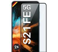 2x Lámina Blindada para Samsung Galaxy S21 FE 5G Cristal Pantalla Completa Cu...