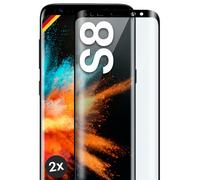 2x Lámina Blindada para Samsung Galaxy S8 Cristal Duro Real Full Screen Cover...