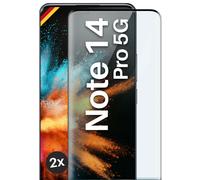 2x Lámina Blindada para Xiaomi Redmi Note 14 Pro 5G Cristal Pantalla Completa...