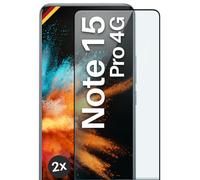 2x Lámina Blindada para Xiaomi Redmi Note 15 Pro 4G Cristal Pantalla...
