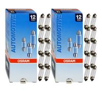 2X Lámparas De Automóvil Osram Soffitten C5W 12V 5W Base SV85-8 10 Piezas