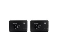 2X Lector RFID USB 125khz EM4100 ID Sensibilidad Sin Contacto Lector de Tarjetas Inteligentes Soporte TK4100 Ventana Sistema Linux