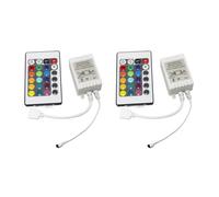 2X LED RGB Control de Controlador R FB 24 Teclas 12V