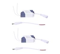 2X LED Transformador - Transformador Constante 4-7W Conductor de Transformador de LED Fuente de Alimentacion DC12-24V Durable
