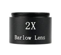 2X Lente Barlow óptica de Banda Ancha for Ocular telescopio Puerto 1,25'' Rosca M28,6x0,6 M30x1 Piezas para telescopio astronómico(M30x1 Coarse)