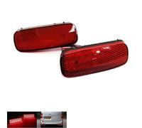 2x lente roja parachoques trasero reflector LED niebla cola parada freno luz DRL para C1 C5 envío Jumpy 107 206 SW 607 experto Scudo