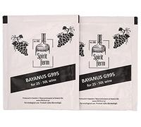 2x LEVADURA DE VINO natural para hasta 100L - UNIVERSAL para vino blanco y tinto