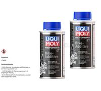 2X Liqui Moly 125Ml Aditivo Para Motocicleta 4T Aditivo De Gasolina 4-Takt