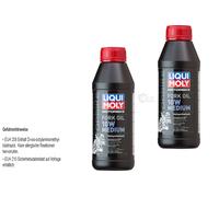 2X Liqui Moly 500Ml Aceite Motor De Horquilla 10W Medium
