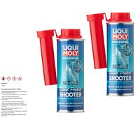 2x LIQUI MOLY Aditivo para Combustible 200ML Marina Diesel Proteger Shooter