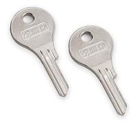 2x Llave de repuesto para enganche Brink Thule - Cortada a código 1D524 | Juego de llaves de repuesto cortadas a tu código 1D01-1D57, 1001-1057 o 1D501-1D560. También para buzón y mueble