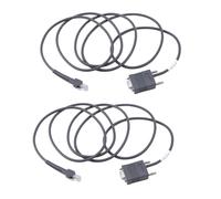 2X Ls2208 Rs232 Serial Cable Cba-R01-S07Par para Escáner de Código de Barras SíMbolo Ls2208 6.5 Pies