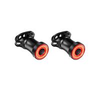 2X Luz Trasera para Bicicleta, con Sensor de Freno para Conducción Nocturna, Luces LED Recargables Tipo C.