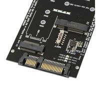 2X M.2 NGFF MSATA SSD Una 2.5 Pulgada 3.0 Adaptador 2 en 1 Tarjeta Convertidora para PC Portátil