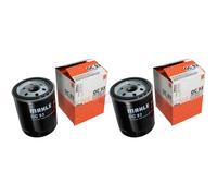 2x MAHLE Filtro de Aceite OC 93 Oil para Opel Kadett E Combo 38_ 48_ Rover