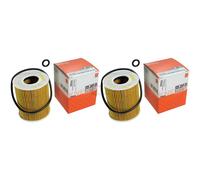 2X MAHLE Filtro De Aceite OX 203D Oil Para Ford Mondeo III Kombi BWY Mazda