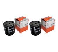 2x MAHLE / KNECHT Filtro De Aceite OC 100 Para Citroën Berlingo Kasten M_