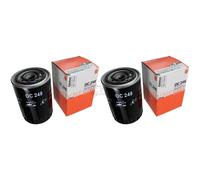 2X MAHLE / KNECHT Filtro De Aceite OC 248