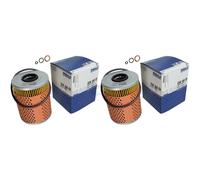 2x MAHLE / KNECHT Filtro De Aceite OX 68D Filtro De Aceite