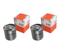 2x MAHLE / Knecht Filtro de Combustible KL 313 Fuel Filtro