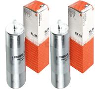 2x MAHLE / Knecht Filtro de Combustible KL 35 Fuel Filtro