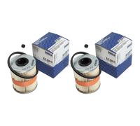2x MAHLE / Knecht Filtro de Combustible KX 206d Fuel Filtro
