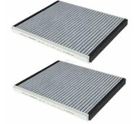 2x MAHLE / Knecht Filtro Habitáculo Aire Habitáculo Filtro de Polen LAK 447